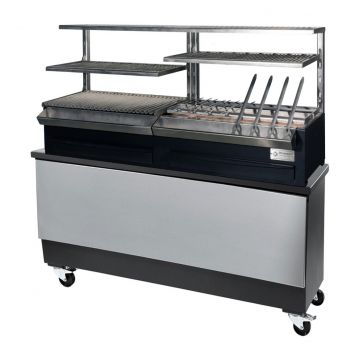 CBQLD-120 Charcoal Oven with Lift Door