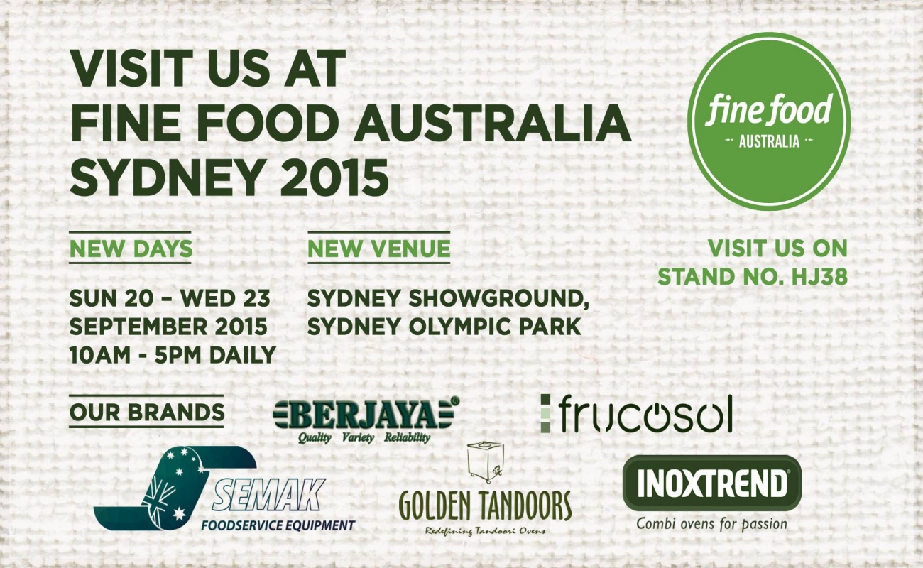Visit Semak at Fine Food Australia 2015